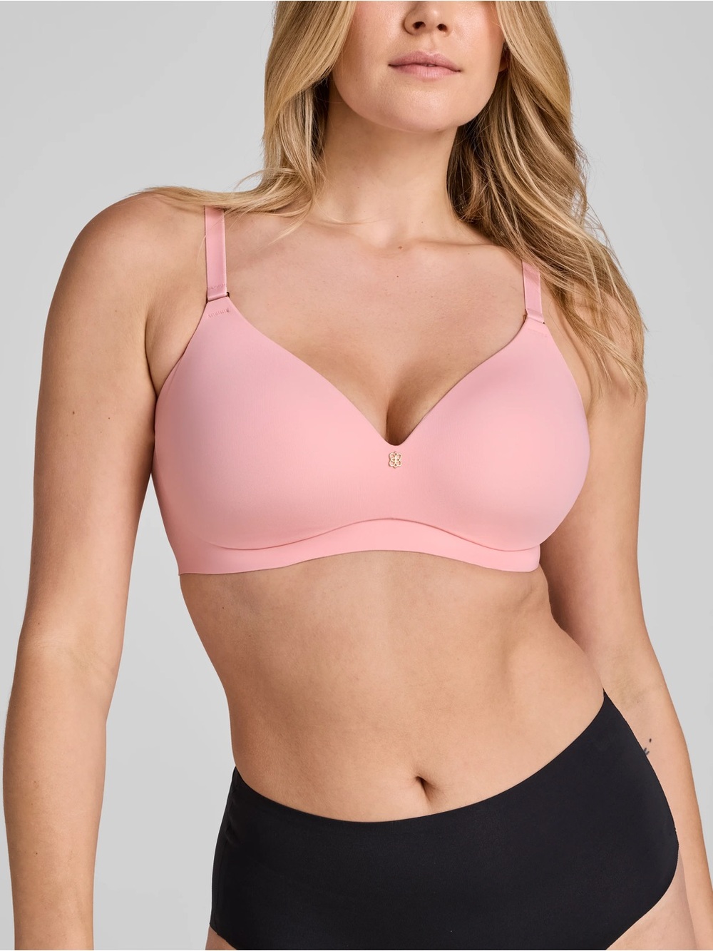 NEW Honeylove Cloud Embrace Bra Pink Size 42C Padded Wireless NWT